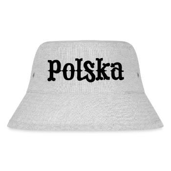 Polska Poland - Stanley/Stella recycelter Bucket Hat - Grau meliert - Vorne
