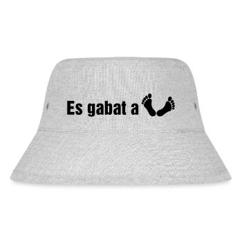 Es gabat a Leich - Stanley/Stella recycelter Bucket Hat - Grau meliert - Vorne