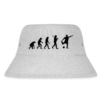 Evolution Fussball - Stanley/Stella recycelter Bucket Hat - Grau meliert - Vorne