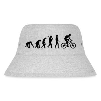 FAHRRAD EVOLUTION - Stanley/Stella recycelter Bucket Hat - Grau meliert - Vorne