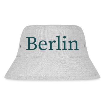 Berlin - Stanley/Stella recycelter Bucket Hat - Grau meliert - Vorne