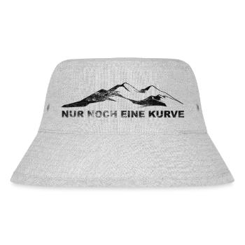Nur Noch Eine Kurve - (2) - Stanley/Stella recycelter Bucket Hat - Grau meliert - Vorne