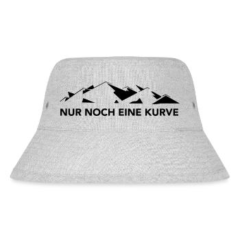 Nur Noch Eine Kurve - (8) - Stanley/Stella recycelter Bucket Hat - Grau meliert - Vorne