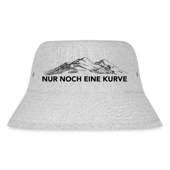 Nur Noch Eine Kurve - (10) - Stanley/Stella recycelter Bucket Hat - Grau meliert - Vorne