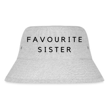Favorite sister - Stanley/Stella Recycled Bucket Hat - heather grey - Front