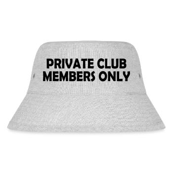 private club members only - Stanley/Stella Recycled Bucket Hat - heather grey - Front