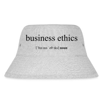 Business Ethics Definition Dictionary - Stanley/Stella recycelter Bucket Hat - Grau meliert - Vorne