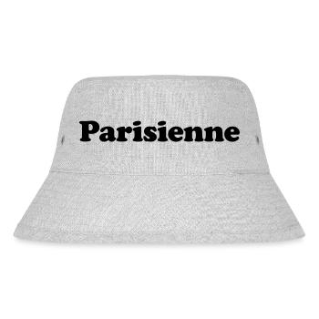 Parisienne - Ville de Paris au féminin  - Bob recyclé Stanley/Stella - gris chiné - Devant