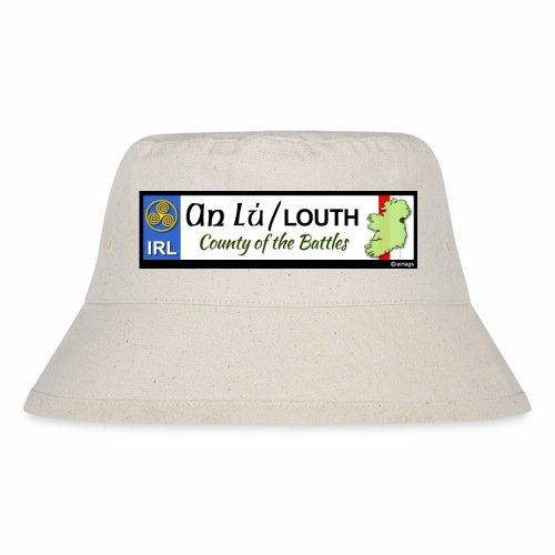 CO. LOUTH, IRELAND: licence plate tag style decal - Stanley/Stella Bucket Hat