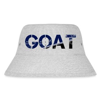 Ziege - Stanley/Stella recycelter Bucket Hat - Grau meliert - Vorne