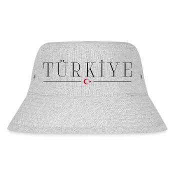I love Turkey Türkiye - Stanley/Stella Recycled Bucket Hat - heather grey - Front