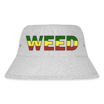 Marijuana Weed Cannabis - Stanley/Stella Recycled Bucket Hat - heather grey - Front
