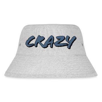 Crazy - Stanley/Stella Recycled Bucket Hat - heather grey - Front