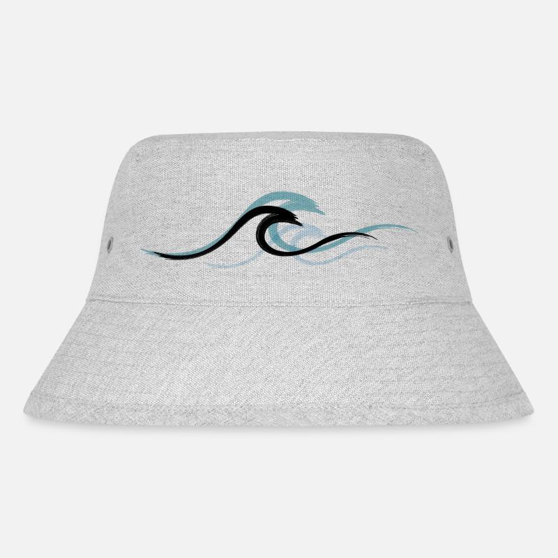 Vague vague Surf Eau Rat Surfer - Bob recyclé Stanley/Stella - gris chiné