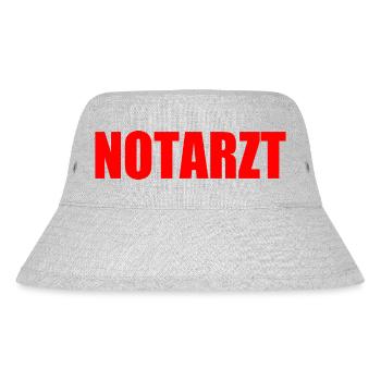 Emergency physician - Stanley/Stella Recycled Bucket Hat - heather grey - Front