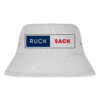 Ruck-Sack-Franzos - Stanley/Stella recycelter Bucket Hat - Grau meliert - Vorne
