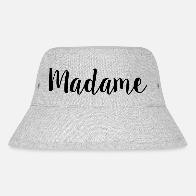 madame simple - Stanley/Stella recycelter Bucket Hat - Grau meliert