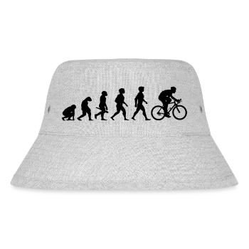 Evolution Fahrrad Radsport Zweirad Sport - Stanley/Stella recycelter Bucket Hat - Grau meliert - Vorne