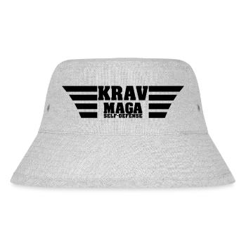 Krav Maga self defense - Stanley/Stella recycelter Bucket Hat - Grau meliert - Vorne