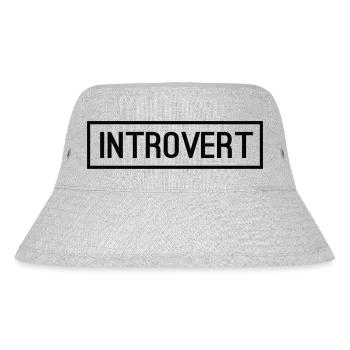 Boîte introvertie noire - Bob recyclé Stanley/Stella - gris chiné - Devant