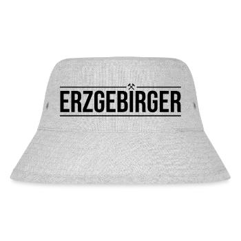 Erzgebirger Heimat Liebe - Stanley/Stella recycelter Bucket Hat - Grau meliert - Vorne