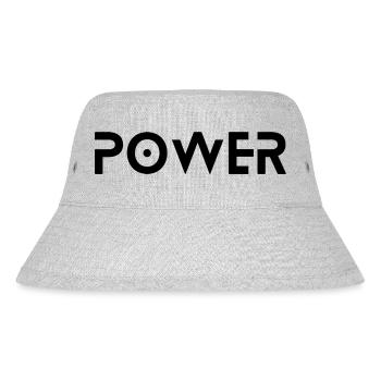 Power - Stanley/Stella recycelter Bucket Hat - Grau meliert - Vorne