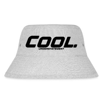 Cool mit understatement Ausdruck Idee Geschenk - Stanley/Stella recycelter Bucket Hat - Grau meliert - Vorne