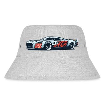 Babyblue Racecar - Stanley/Stella recycelter Bucket Hat - Grau meliert - Vorne
