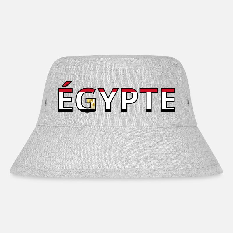 Drapeau Égypte - Bob recyclé Stanley/Stella - gris chiné