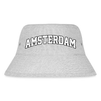 Amsterdam - Logo Collégial Urbain et Branché - Bob recyclé Stanley/Stella - gris chiné - Devant