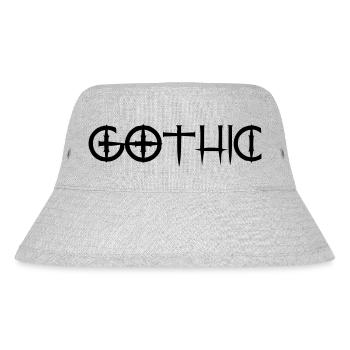 gothic - Stanley/Stella recycelter Bucket Hat - Grau meliert - Vorne