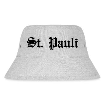 St. Pauli - Stanley/Stella recycelter Bucket Hat - Grau meliert - Vorne