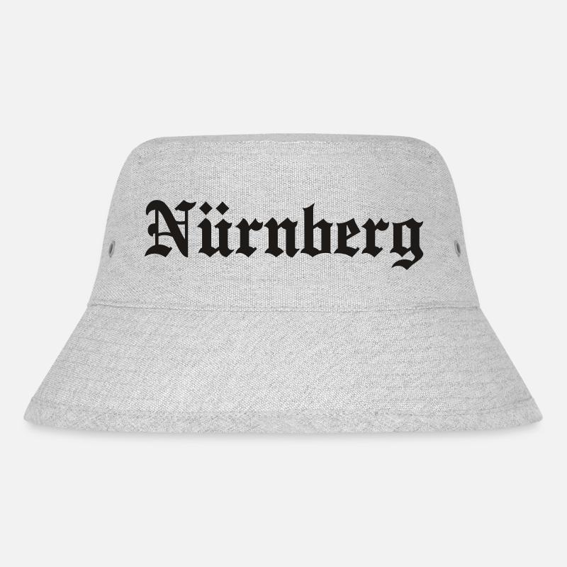 Nuernberg Nürnberg - Stanley/Stella recycelter Bucket Hat - Grau meliert