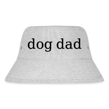 Hund Dog - Stanley/Stella recycelter Bucket Hat - Grau meliert - Vorne