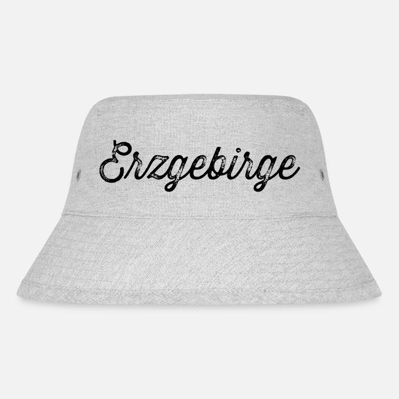 Erzgebirge Heimat - Stanley/Stella recycelter Bucket Hat - Grau meliert