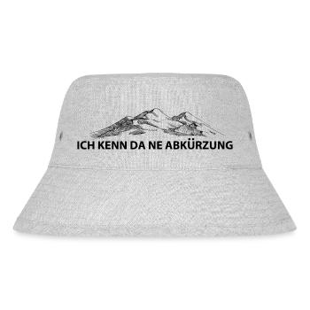 Ich Kenn Da Ne Abkurzung - (8) - Stanley/Stella recycelter Bucket Hat - Grau meliert - Vorne