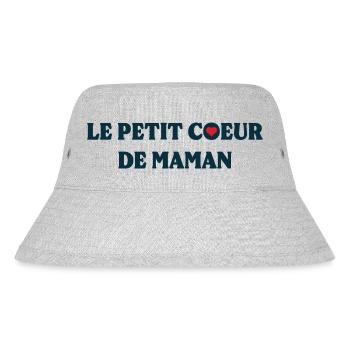 Le Petit Cœur De Maman - Bob recyclé Stanley/Stella - gris chiné - Devant
