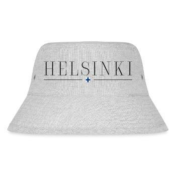 Helsinki T-Shirt: Design, Natur, Eleganz - Stanley/Stella recycelter Bucket Hat - Grau meliert - Vorne