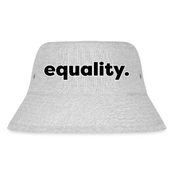 Equality - Stanley/Stella Recycled Bucket Hat - heather grey - Front