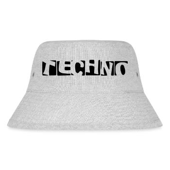 Techno - Stanley/Stella Recycled Bucket Hat - heather grey - Front