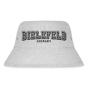 Bielefeld - Stanley/Stella recycelter Bucket Hat - Grau meliert - Vorne