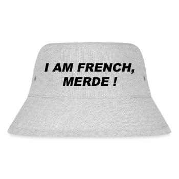 I am french merde ! - Bob recyclé Stanley/Stella - gris chiné - Devant
