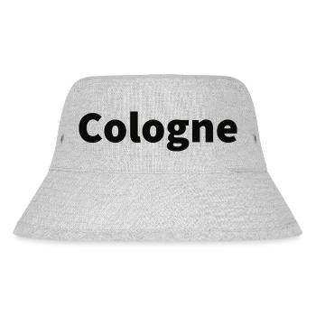 Cologne Köln - Stanley/Stella recycelter Bucket Hat - Grau meliert - Vorne