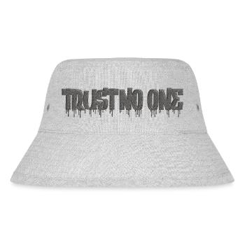 Trust no one inspirational love motivation vibes - Stanley/Stella Recycled Bucket Hat - heather grey - Front