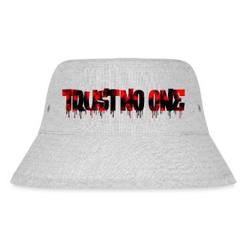 Trust no one inspirational love motivation vibes - Stanley/Stella Recycled Bucket Hat - heather grey - Front