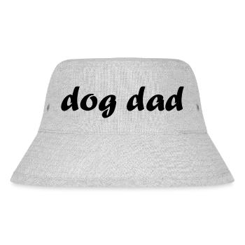 Dog Hund - Stanley/Stella recycelter Bucket Hat - Grau meliert - Vorne