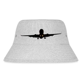 Plane will land - Stanley/Stella Recycled Bucket Hat - heather grey - Front