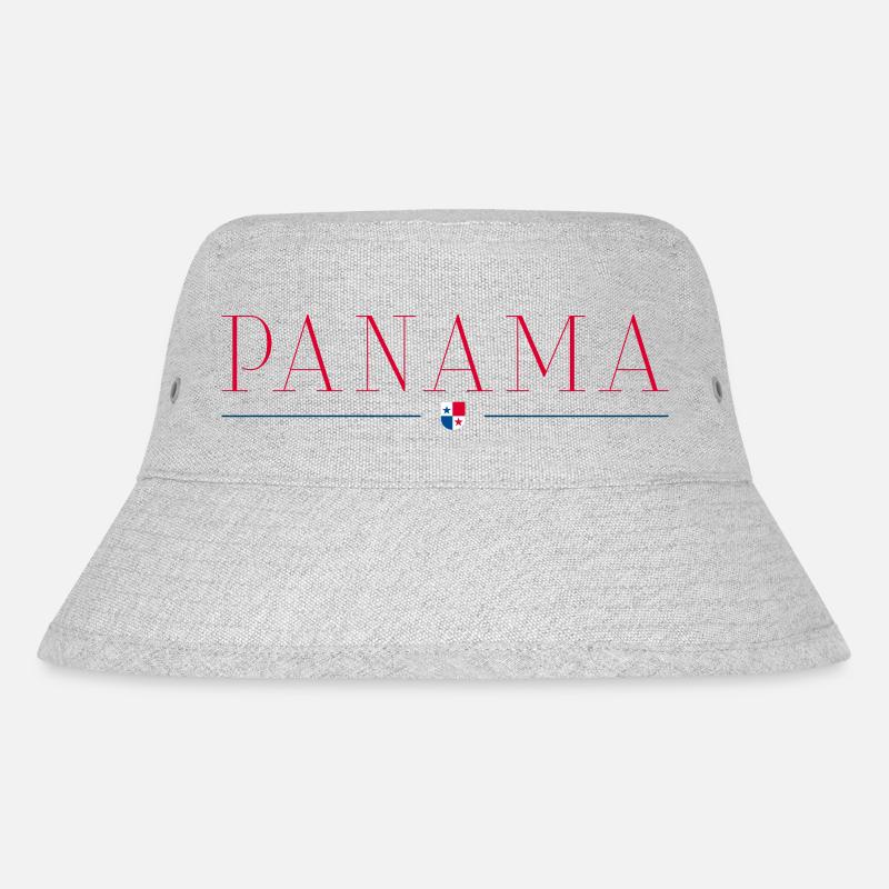Ich liebe Panama - Stanley/Stella recycelter Bucket Hat - Grau meliert