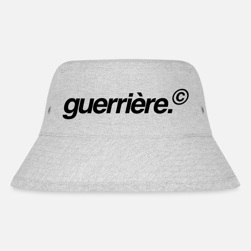 Krieger. - Stanley/Stella recycelter Bucket Hat - Grau meliert