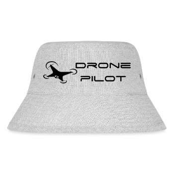 Drone Pilot - Stanley/Stella recycelter Bucket Hat - Grau meliert - Vorne